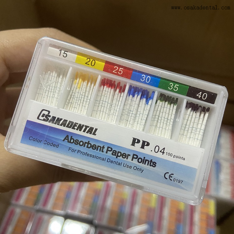 Dental Absorbent Paper Points Taper With Length Mark Buy