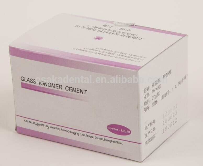 Glass Ionomer Cement with Powder and Liquid use for Dental Filling