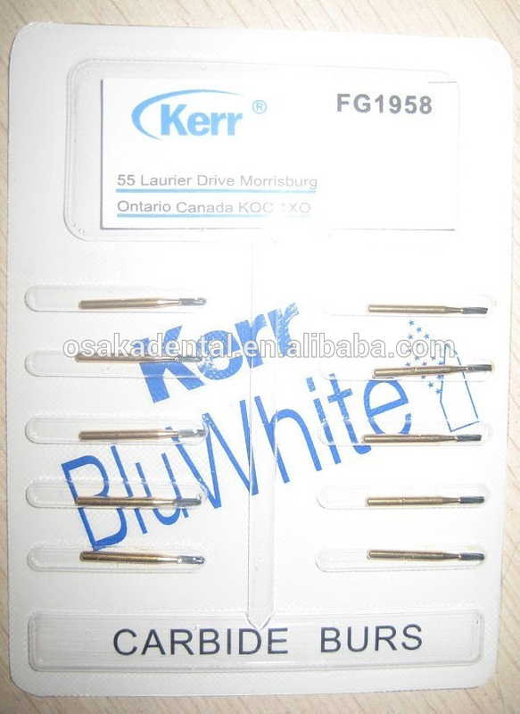Original Kerr Golden Carbide Bur/high speed/FG/dental bur/dental carbide bur Buy Original Kerr