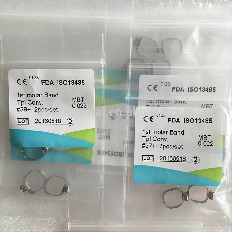 Dental Molar Band Orthodontic Bracket Nonlatex Bands Buy Dental