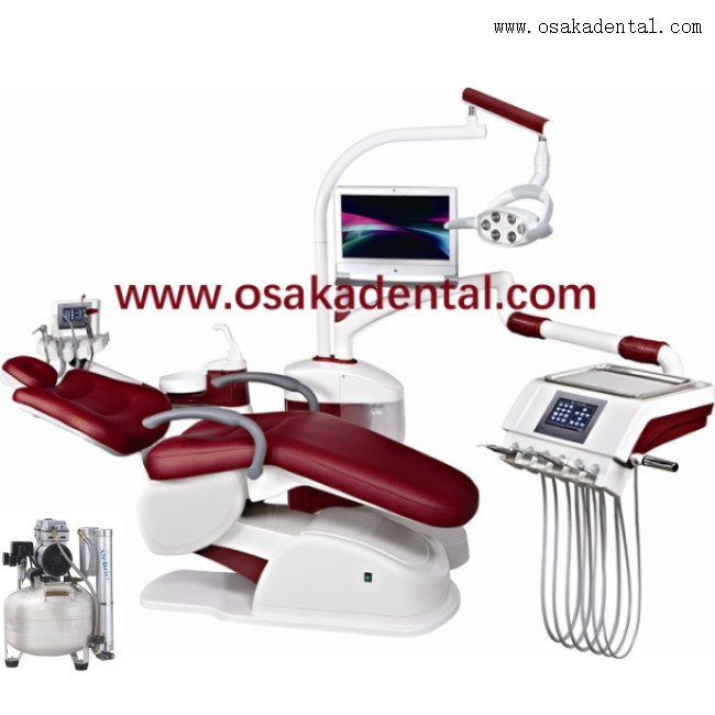 Dental chair unit with air compressor OSAA6800 Buy dental unit chair