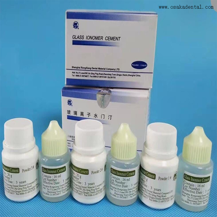 Dental Material Glass Ionomer Cement with 3 Sets Powder And Liquid