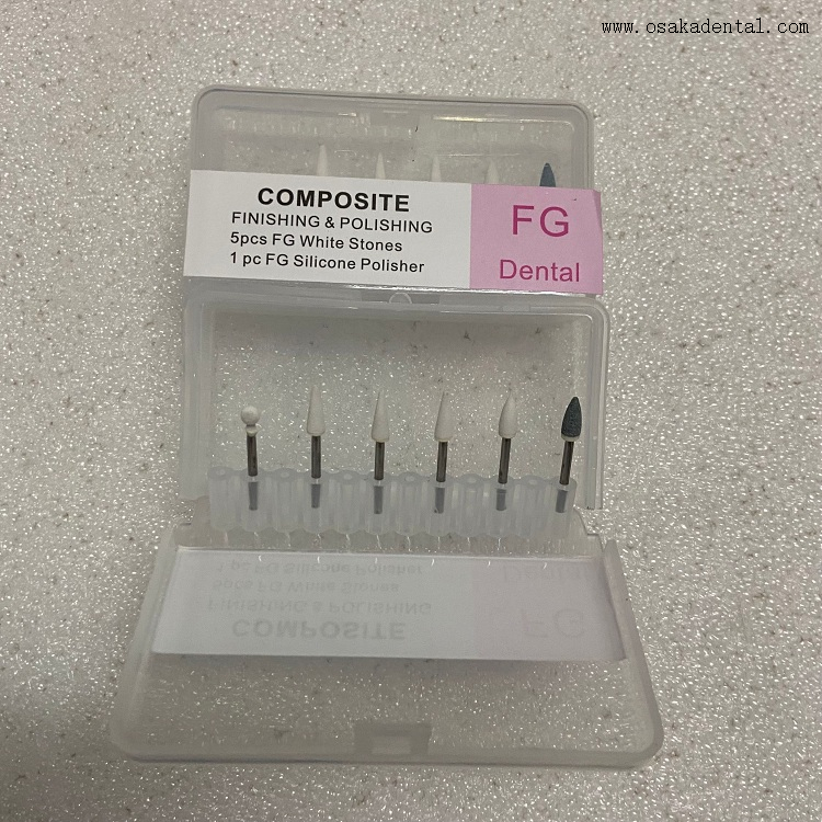 Dental Composite Finishing&polishing Burs Kits/White Stone OSAFG01
