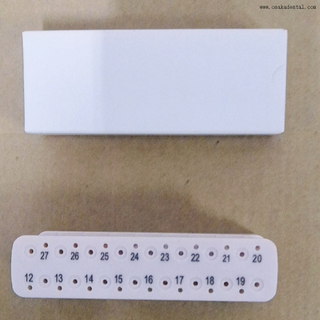 Autoclavable White Color Endo Measure Box Made of Import Plastic