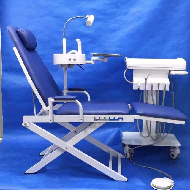 Portable Dental Chair Unit with Led Lamp and Mobile Tray Buy Portable