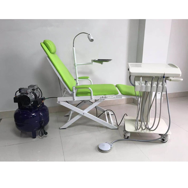 New Portable Dental Chair Unit with Mobile Tray and Compressor Buy