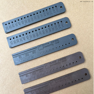 Gutta Percha Measuring Rule