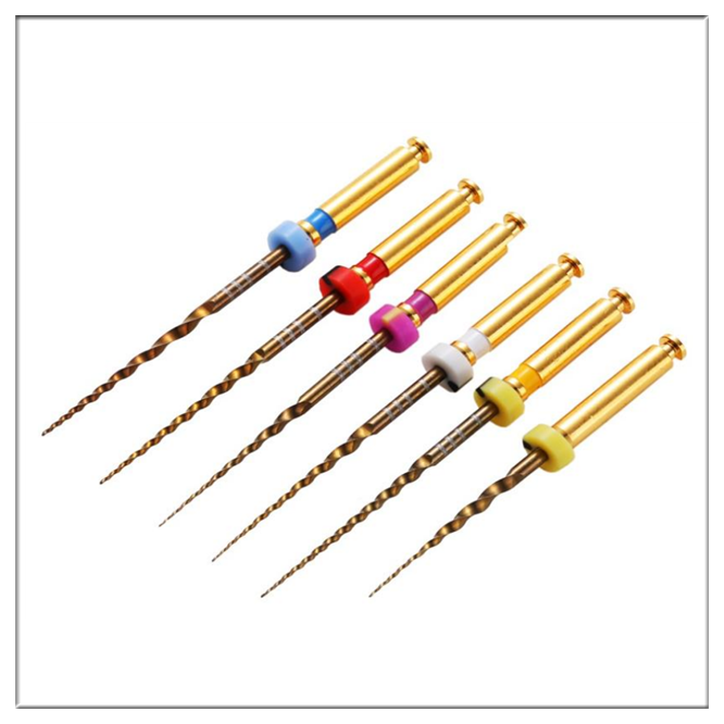 Flexible Gold Nit Rotary Endodontic File Buy niti endodontic file