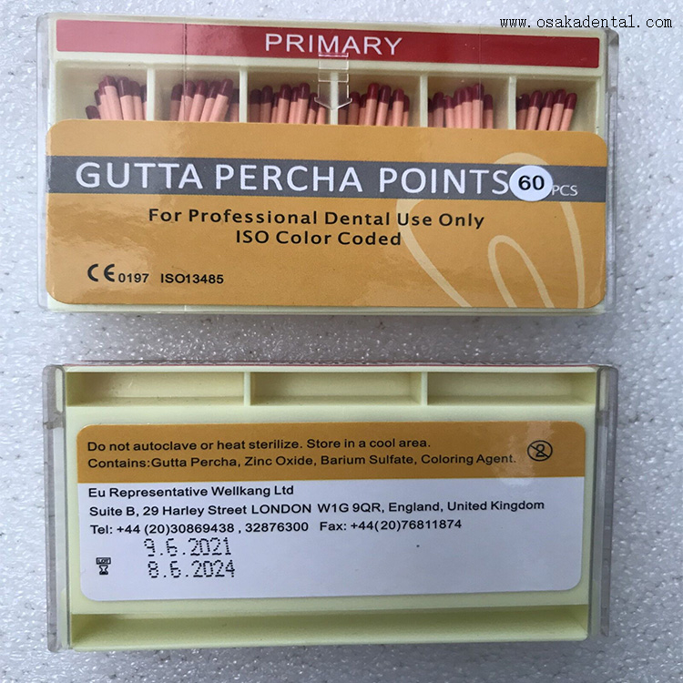 Dental Filling Material Dental Gutta Percha Points for for Wave One