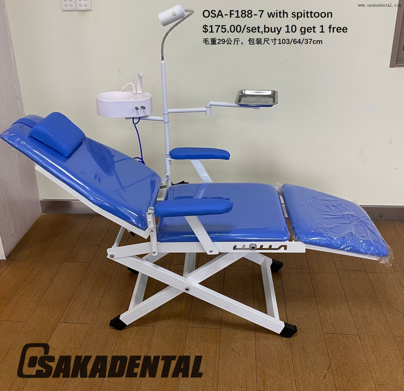 Portable Dental Chair Unit Folding Dental Chair Mobile Dental Chair