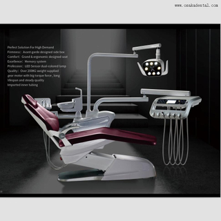 New Style LED Light Dental Chair with Solid Metal Base OSA-S3