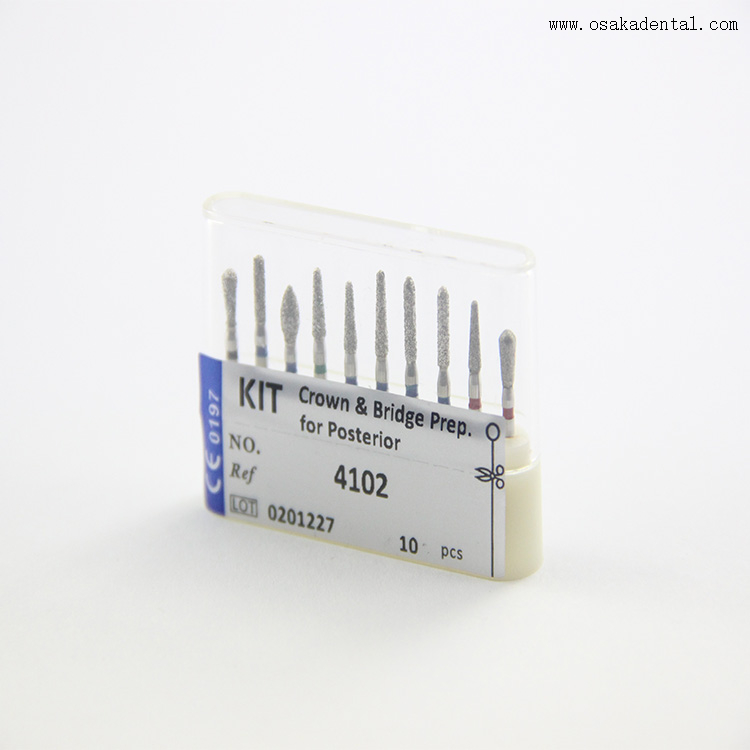 Dental Crown& Bridge Preparation Burs Set Buy Dental Burs Set, Crown