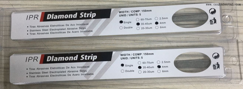 1* Dental Diamond Sanding Polishing Strips IPR Strip Single