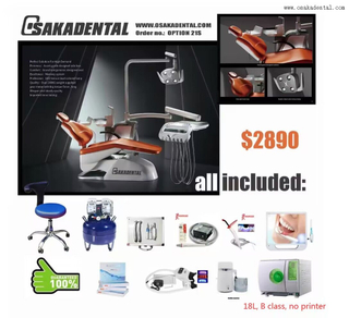 Luxury stable quality dental unit set with full option for dental clinic use